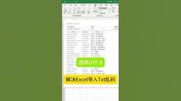 解决Excel导入Txt乱码 #excel #exceltips  #learnexcel #learnexcelfree #learnexcelonline #exceltricks