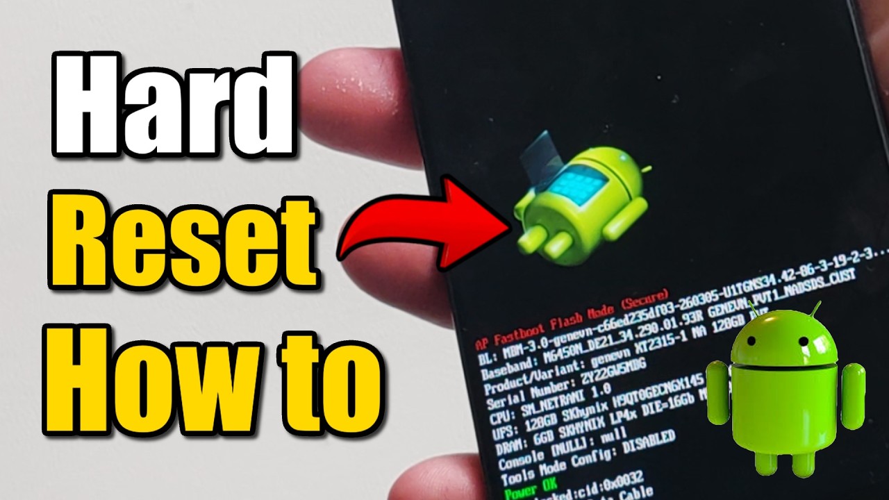How to Hard Reset Motorola MOTO Phones - Best Tutorial - YouTube