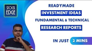 Readymade investment Ideas by SEBI REGISTERED ANALYSTS | share market sot beginners #stockedge