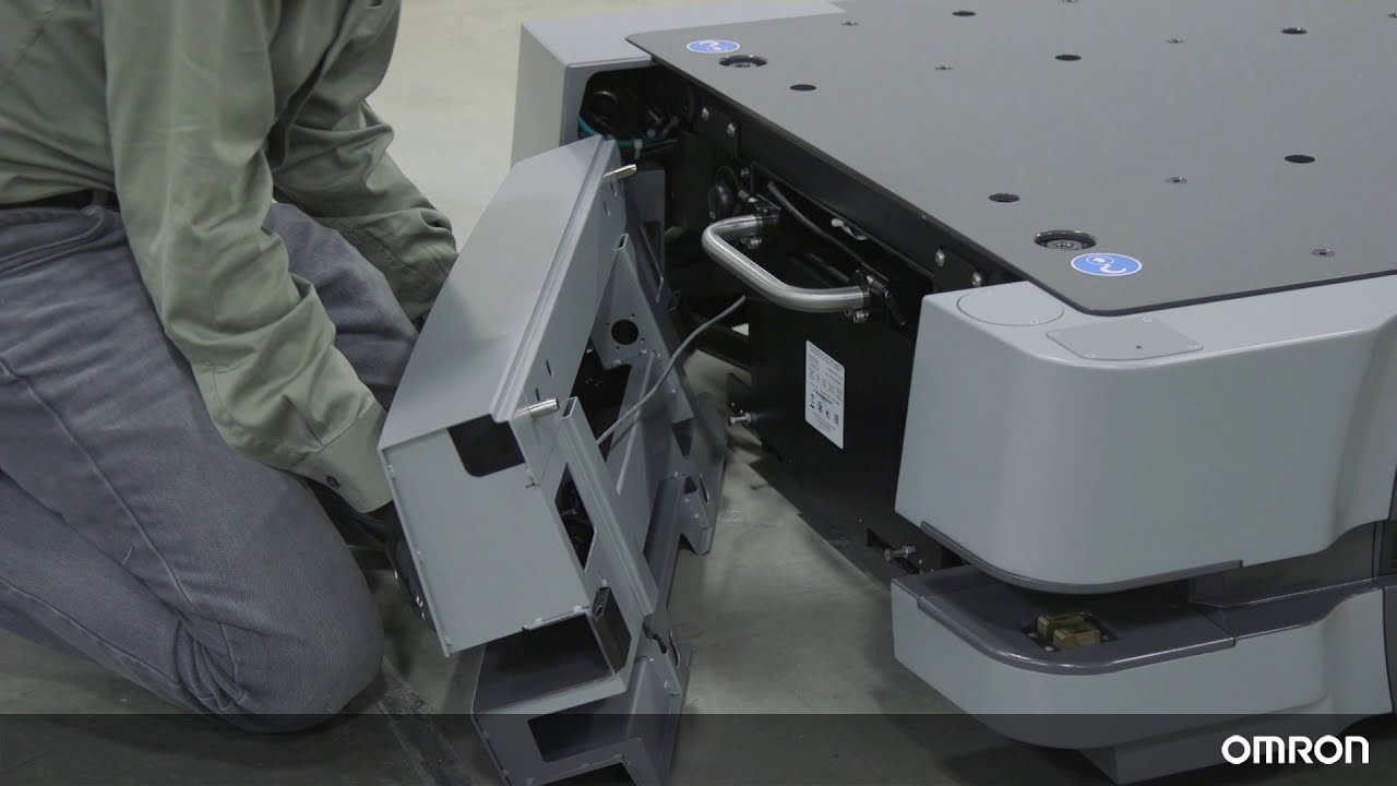 OMRON HD-1500 Tutorial 9: Autonomous Mobile Robot Battery Replacement