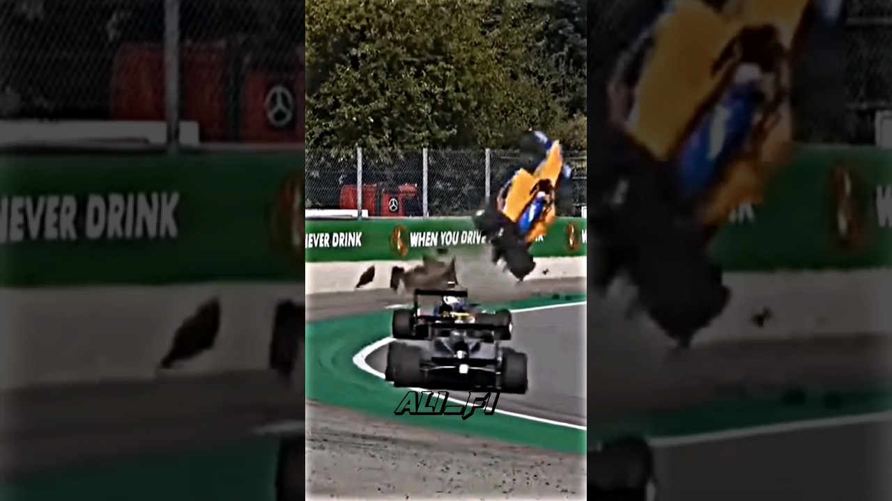 Flying F3 car. He is ok 