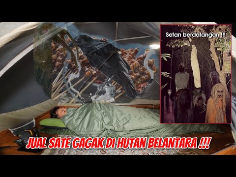 DIBELI SETAN JAM 1 MALAM~JUAL SATE GAGAK DITENGAH HUTAN~CAMPING HORROR~VIDEO 2010