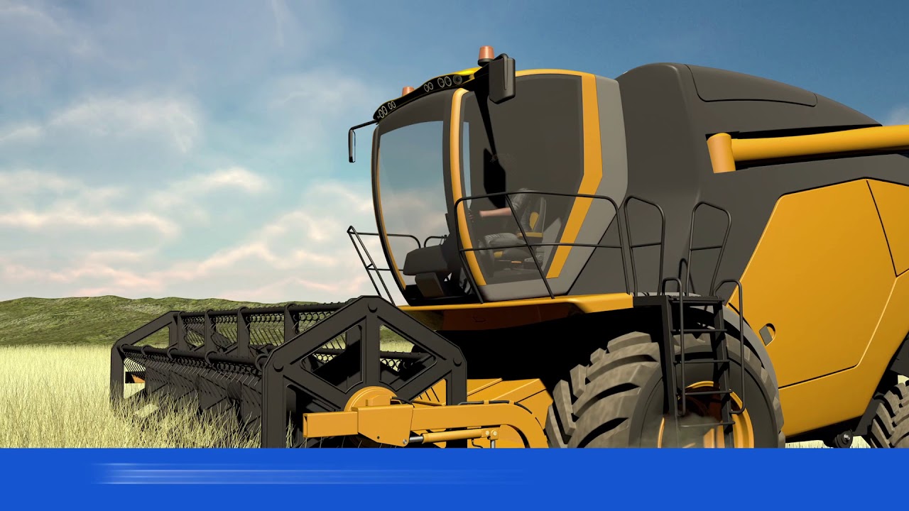 SKF Curved rail guides for agriculture vehicles V4 - YouTube