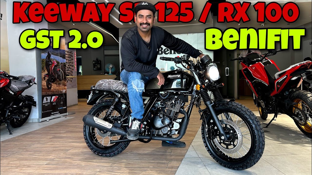 RX 100 Look 🔥Keeway SR 125 Detailed Review  Mileage Top Speed Price Drop GST 2.O Details Review