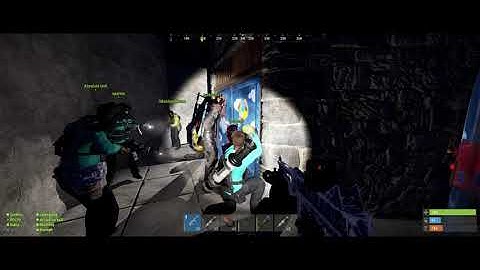 Rust - 10,000 Rock Raid - Clan Raid Them All With Stone