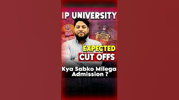 IP University Expected Cutoffs💥 Competition Level IPU CET 2024 💯 #shorts