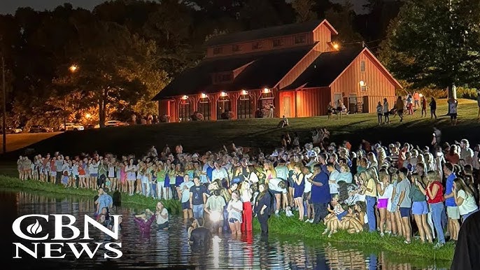 Revival Powerful Mass Baptism Transforms Lives