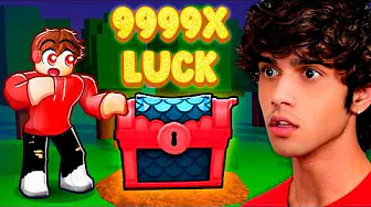 Using ADMIN for INFINITE LUCK in 99 Nights in the Forest!