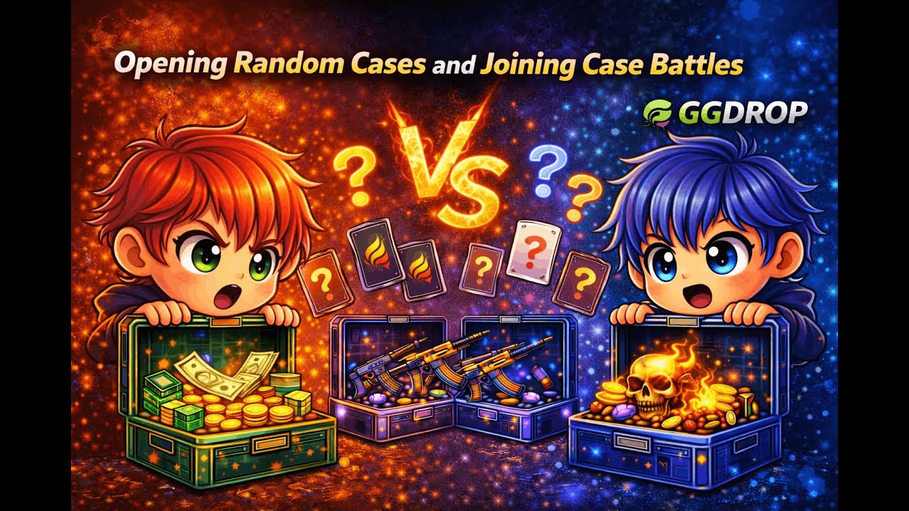 Opening Random Cases and Joining Case Battles on GGDrop USE MY CODE:YUMBO