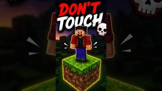 Minecraft But Don't Touch Grass 😳 (challenge #1)