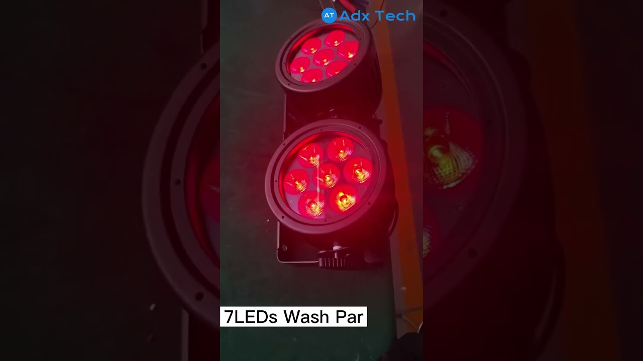 7LEDs Wash Par Light IP65 Rated Outdoor LED Par Light