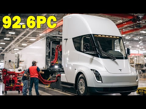 Elon Musk Leaked Tesla Semi 82,000lb Version, Fully Charged in 1h and 3  Hidden Features! (MIX) - YouTube