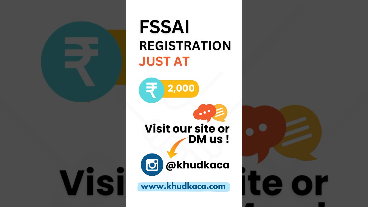 FSSAI Registration @ ₹2000: Act Fast! 