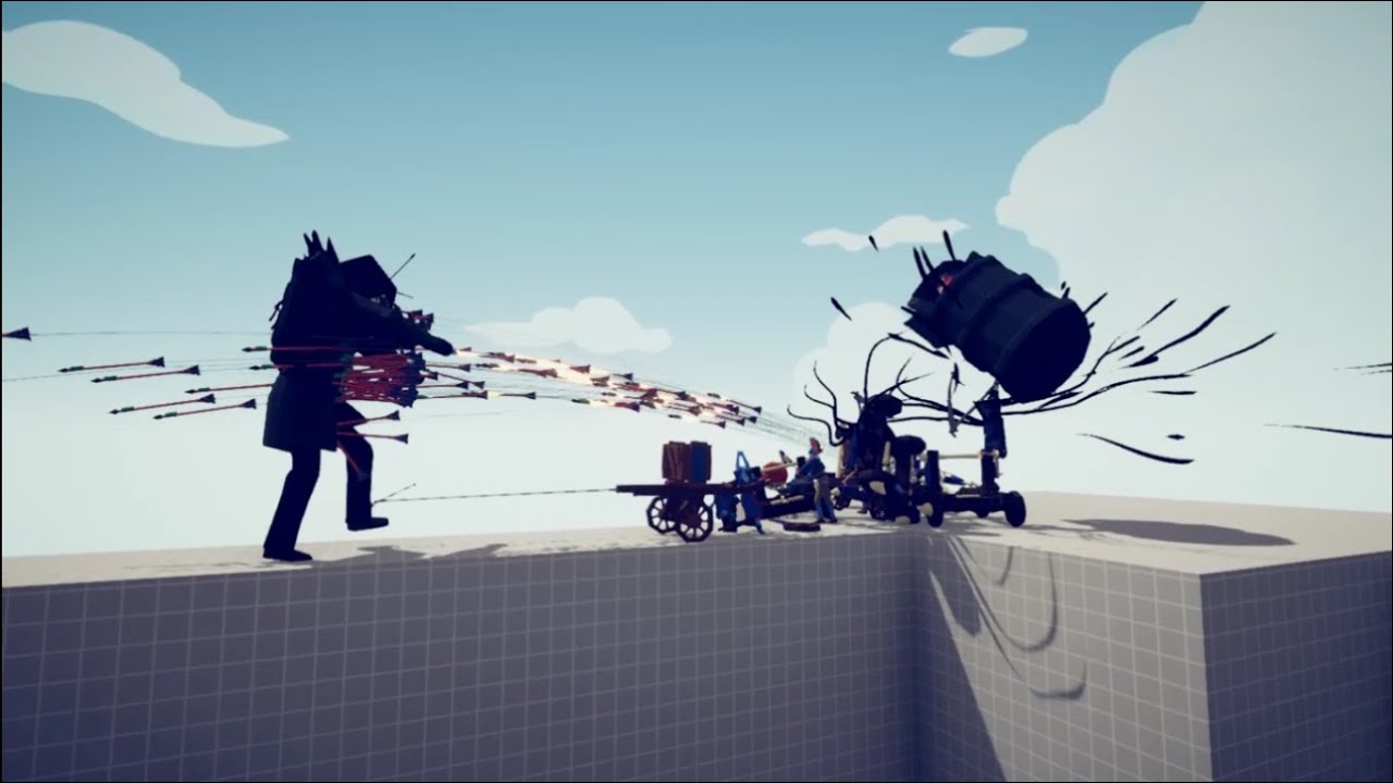 Tabs TV woman and Skibidi toilet fights on the bridge