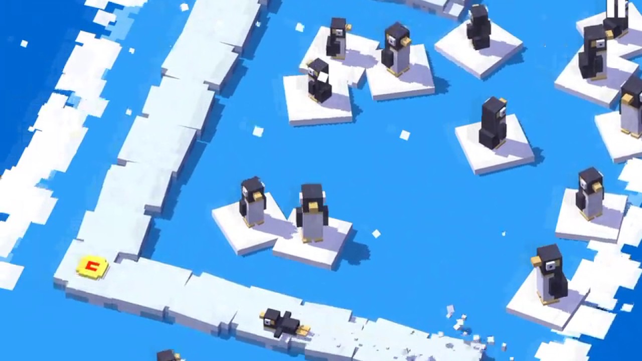 Slippy Penguin | Crossy Road Gameplay - YouTube