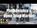 Walking Tour The Kensington Experience Open Drug Market Up Close | 4K ULTRA HD SMOOTH CAM FOOTAGE