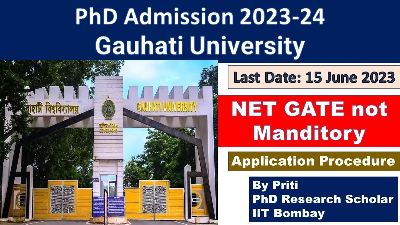 phd in gauhati university