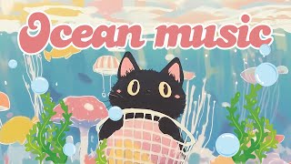 Ocean music 🐠 1 Hour Lofi Song 🌸Cute & Relaxing music 🎀 Make Your Day screenshot 3