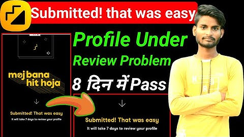 moj app submitted that was easy || moj for creators submitted that was easy || moj for creators ?