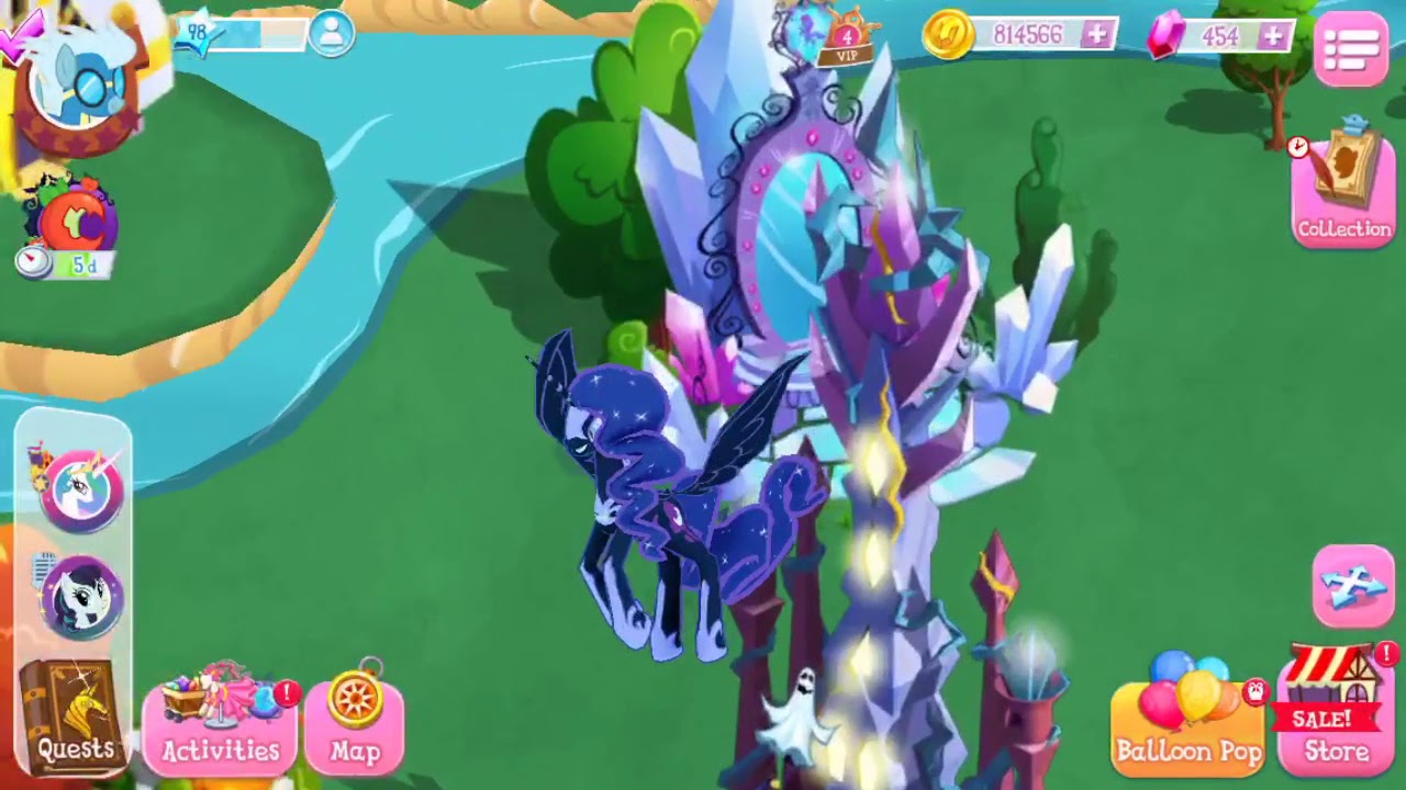 Random Nightmare Moon Welcome Video (MLP App Ep 8)
