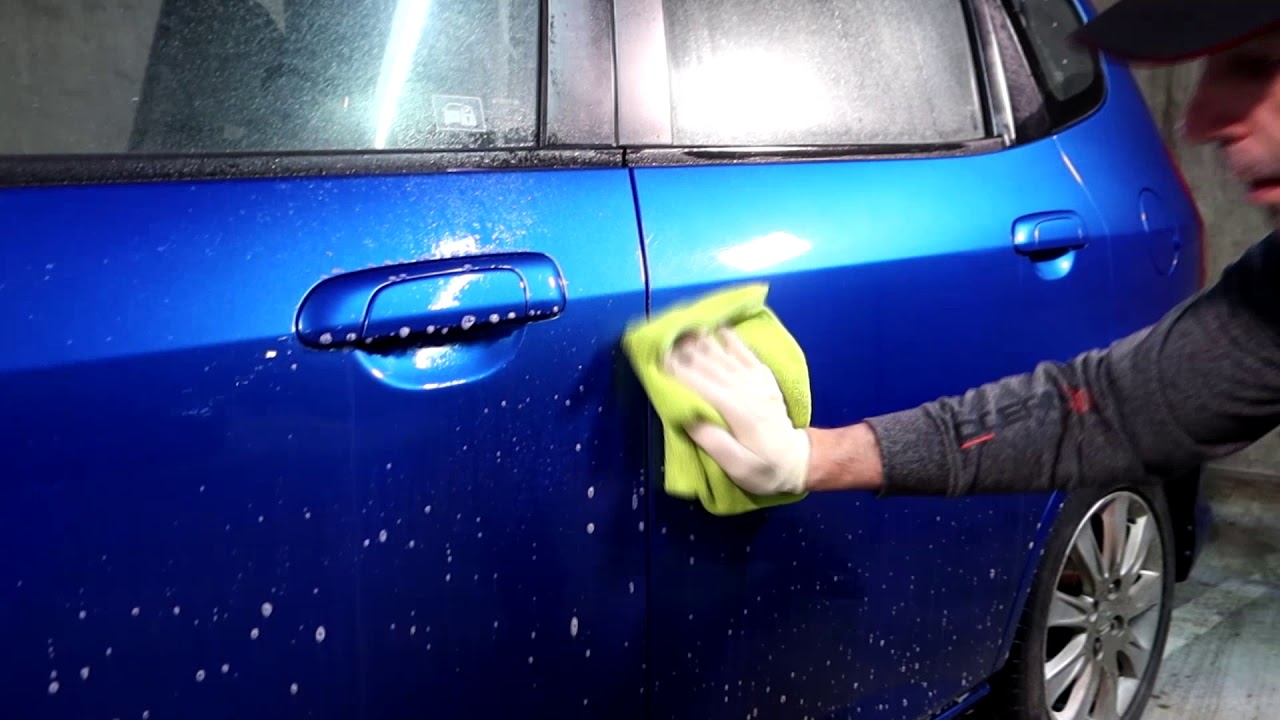 Cleaning a Honda Jazz with less than a litre of water by GreenLine Clean Ltd. YouTube