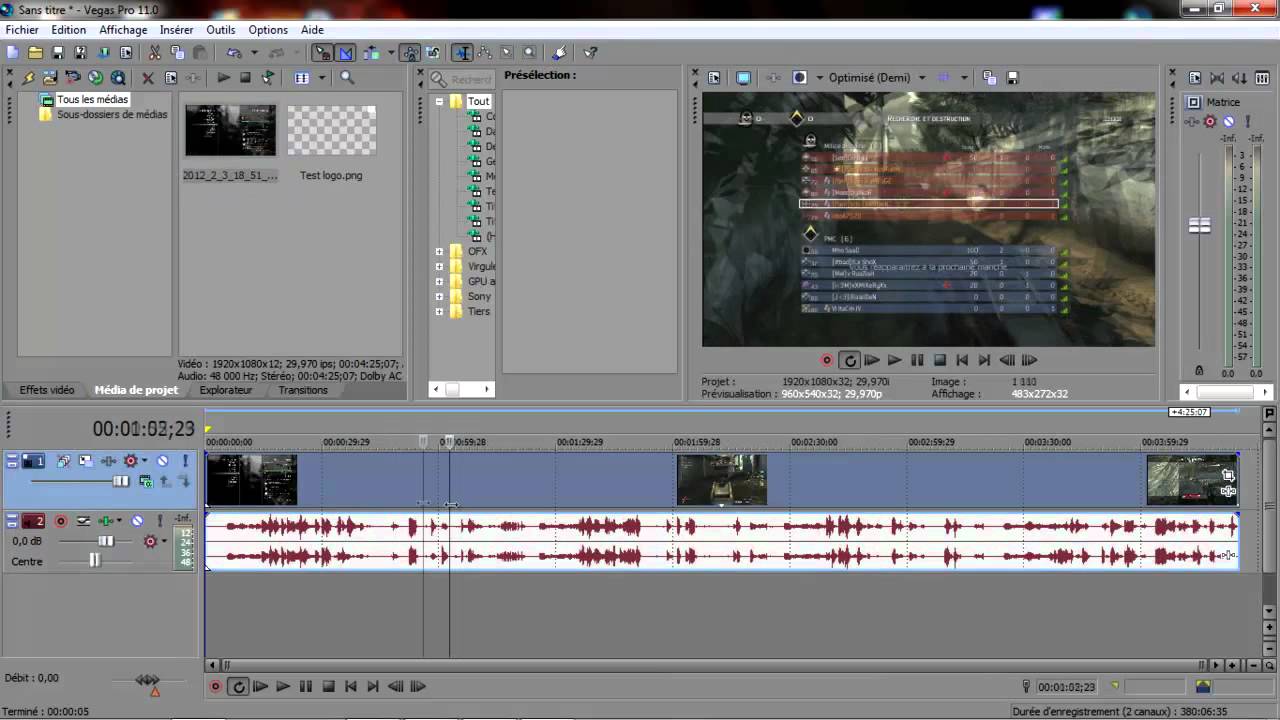 Tutorial Sony Vegas Pro 11 Photoshop Cs5 Introduire Un Logo Sur Une Video Youtube