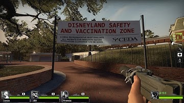 Having fun at disney world in Left 4 Dead 2