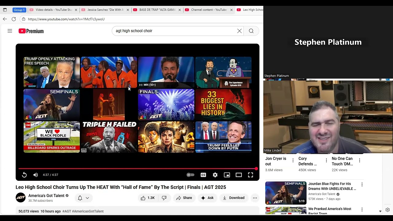 Хор старшей школы Лео «Зал славы» по сценарию | Финал | AGT 2025. Судим по правде, больно