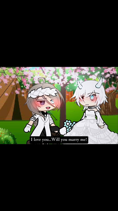' I love you..Will you marry me? ' 😍🥰💓❤️‍🔥 | My idea | #lesbian #gachalife #gachaedit #gacha