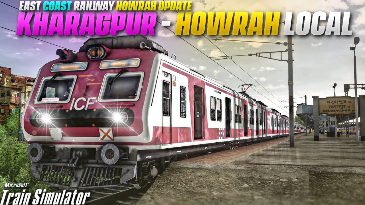LIVE 🔴 MSTS || Local Train Journey To Howrah ! || 38716 / Kharagpur ...