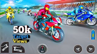 Target 50k Views Extreme Moto Rider Bike Racing 2025 Motor Bike Racing - Android Gameplay screenshot 2