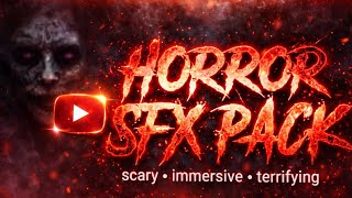 Horror &amp; Cinematic Sound Effects Collection 👻 | Background SFX Pack #sfx #whoosh #editaudio 
