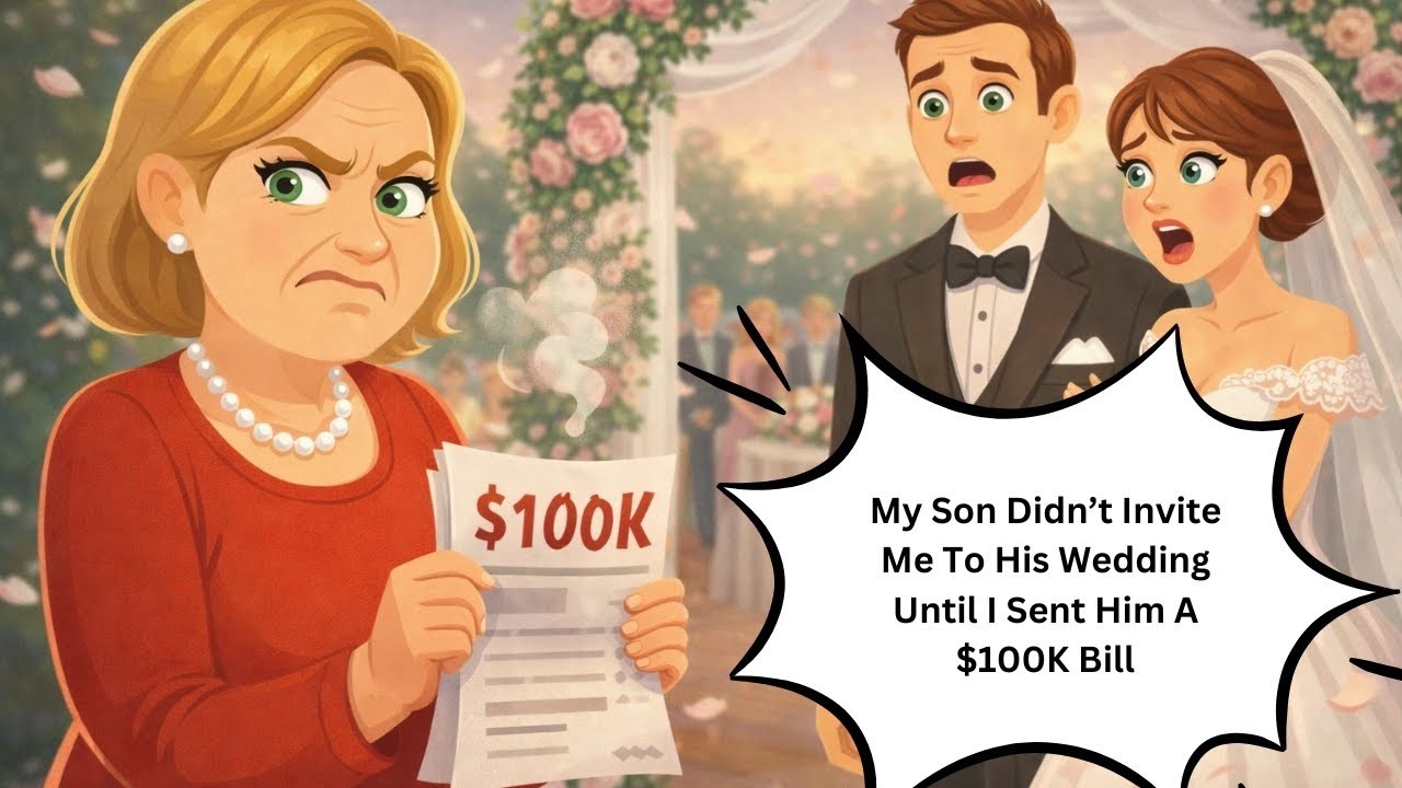 My Son Didn’t Invite Me To His Wedding Until I Sent Him A $100K Bill