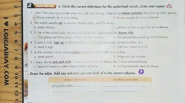 New Words - Lesson 2 - Unit 2. School - Tiếng Anh 6 - iLearn Smart World