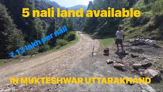 5 nali land for sale on hills in nearby Chakotha Village, Mukteshwar, Ep 41 🌟🌟🌟