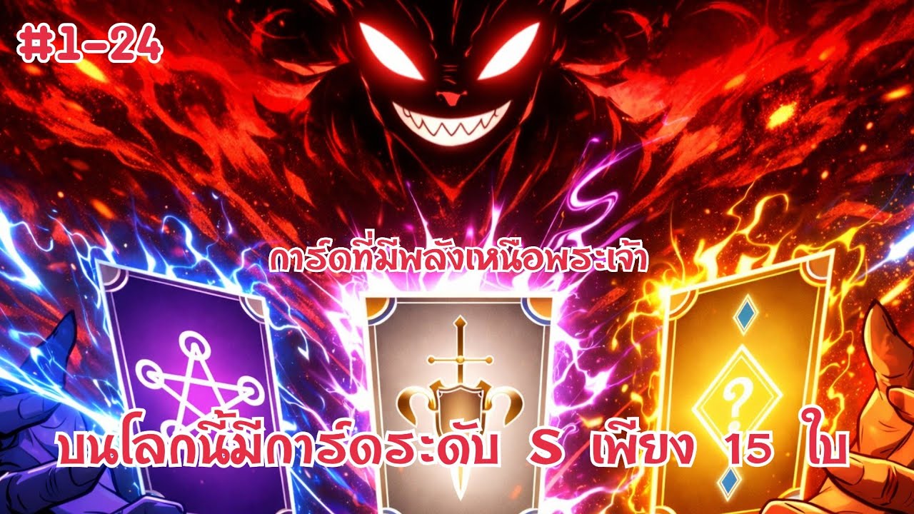 (พากย์มังงะ) ชีวิตที่สองของผู้เล่นที่แข็งแกร่งที่สุดในโลกกับการรวมรวมการ์ดระดับs15ใบ ตอนที่ 1-24