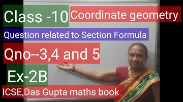 #Coordinate geometry#Distance Formula#Class-10#ICSE Das Gupta maths book#Ex-2B, Qno-3, 4 and 5.