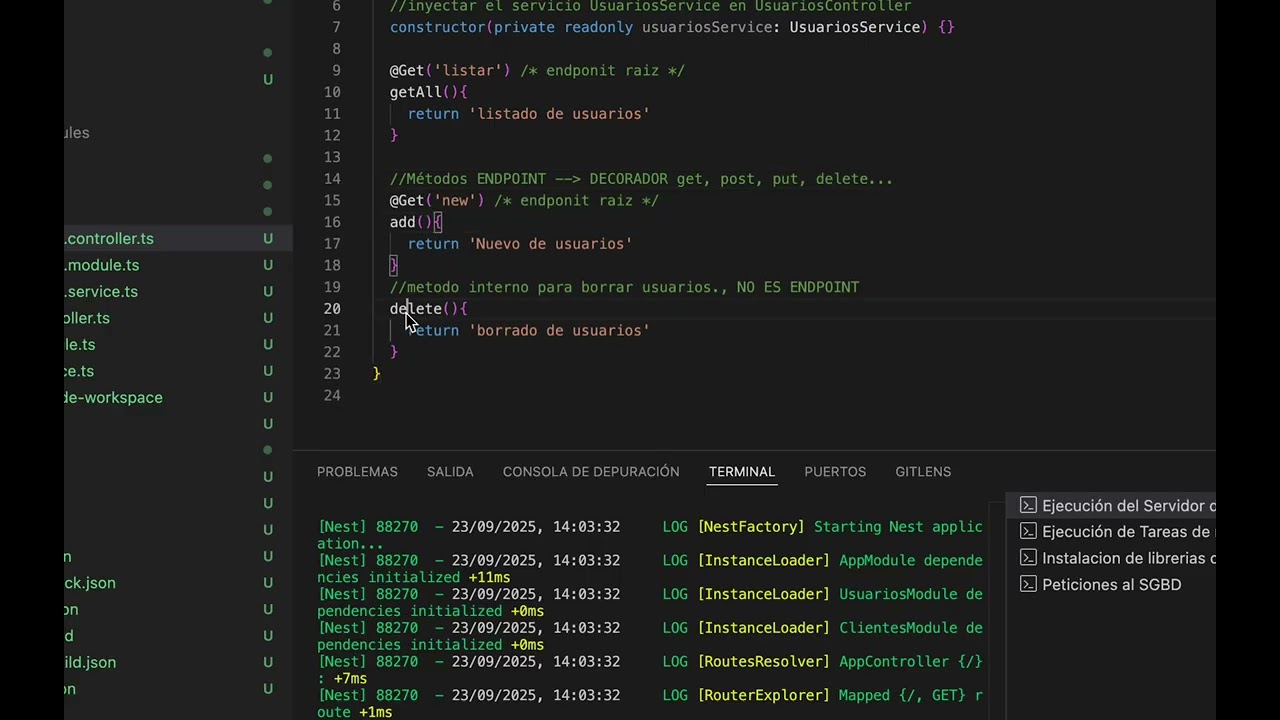 3-. Nest: Recursos. Libreria LowDB