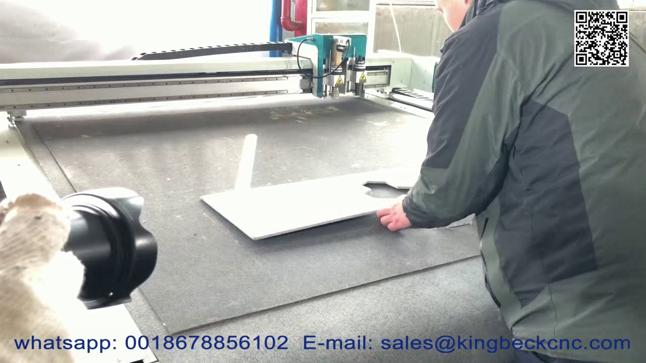 cnc oscillating knife cutter for insulation board cutting YouTube