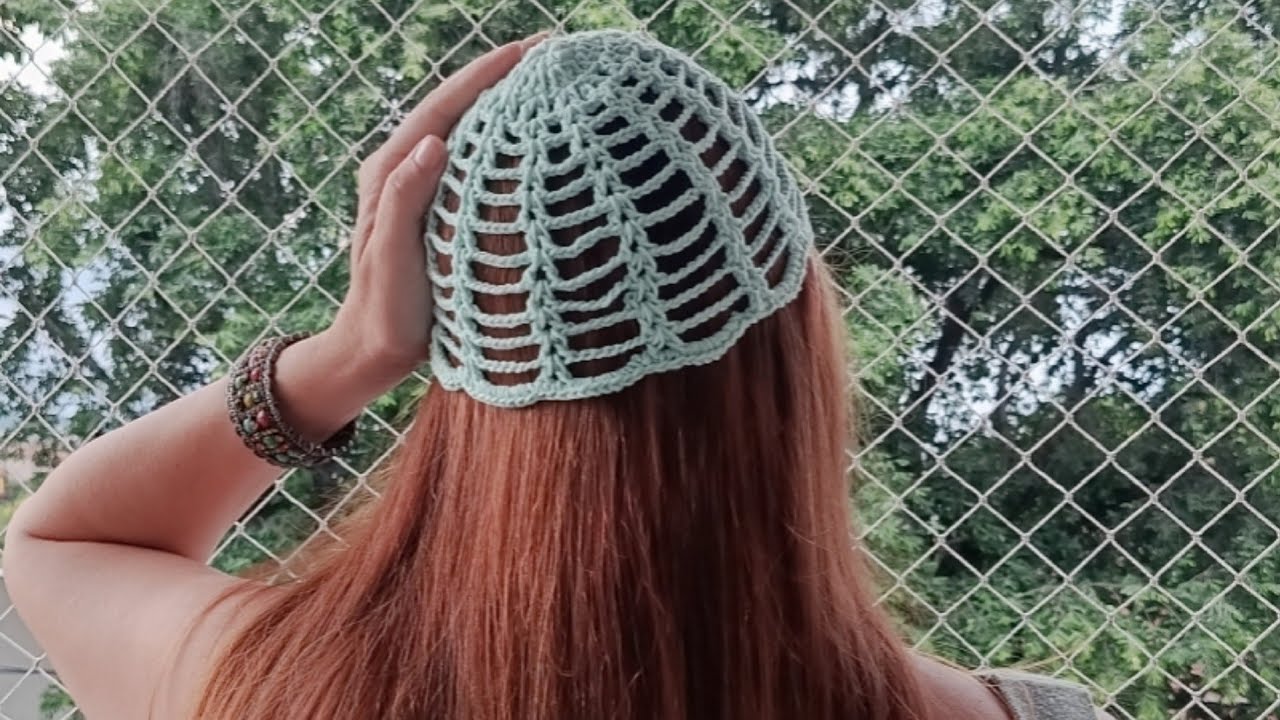 Headpiece em Crochê - Modelo 2 - @IdyArteCrochê 