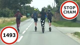 Stop Cham #1493 - Niebezpieczne i chamskie sytuacje na drogach