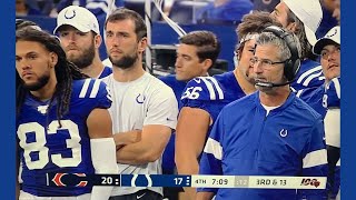 Andrew Luck Retirement Reaction First Moments On Sideline