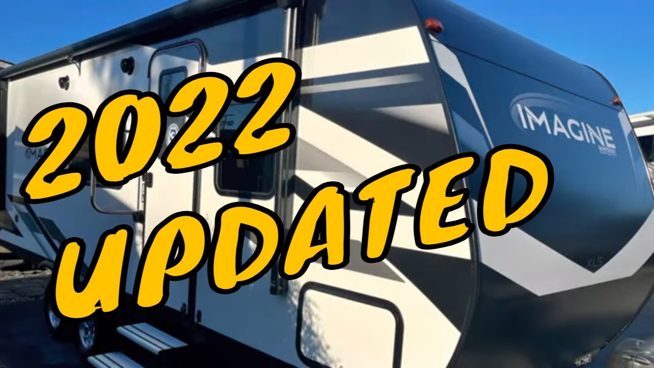 NEW UPDATED 2022 GRAND DESIGN IMAGINE XLS 22MLE Travel Trailer Dodd RV Couples Camper SOLAR PANEL