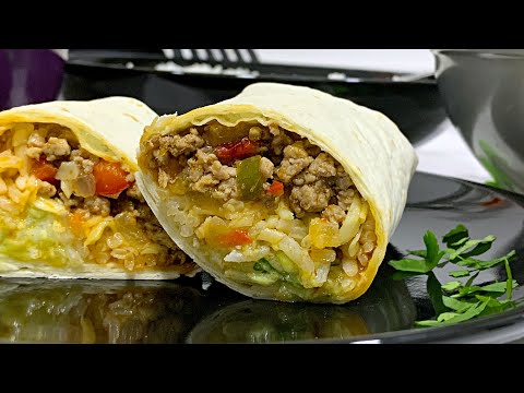 Video: Burrito De Ternera Y Verduras