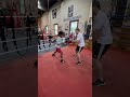 Padwork is a perfect opportunity to teach & integrate footwork & defense into your boxers training.