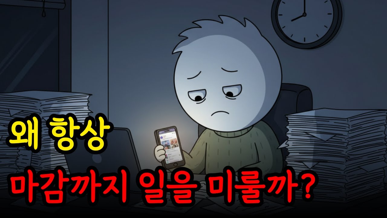 왜 우리는 항상 마감 직전에야 움직일까? 뇌가 시간을 속이는 이유