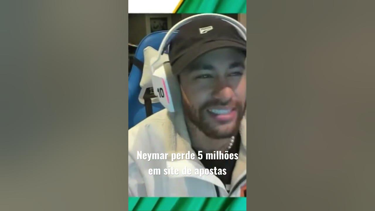 O choro de Neymar ao 'perder' um milhão de euros em aposta online