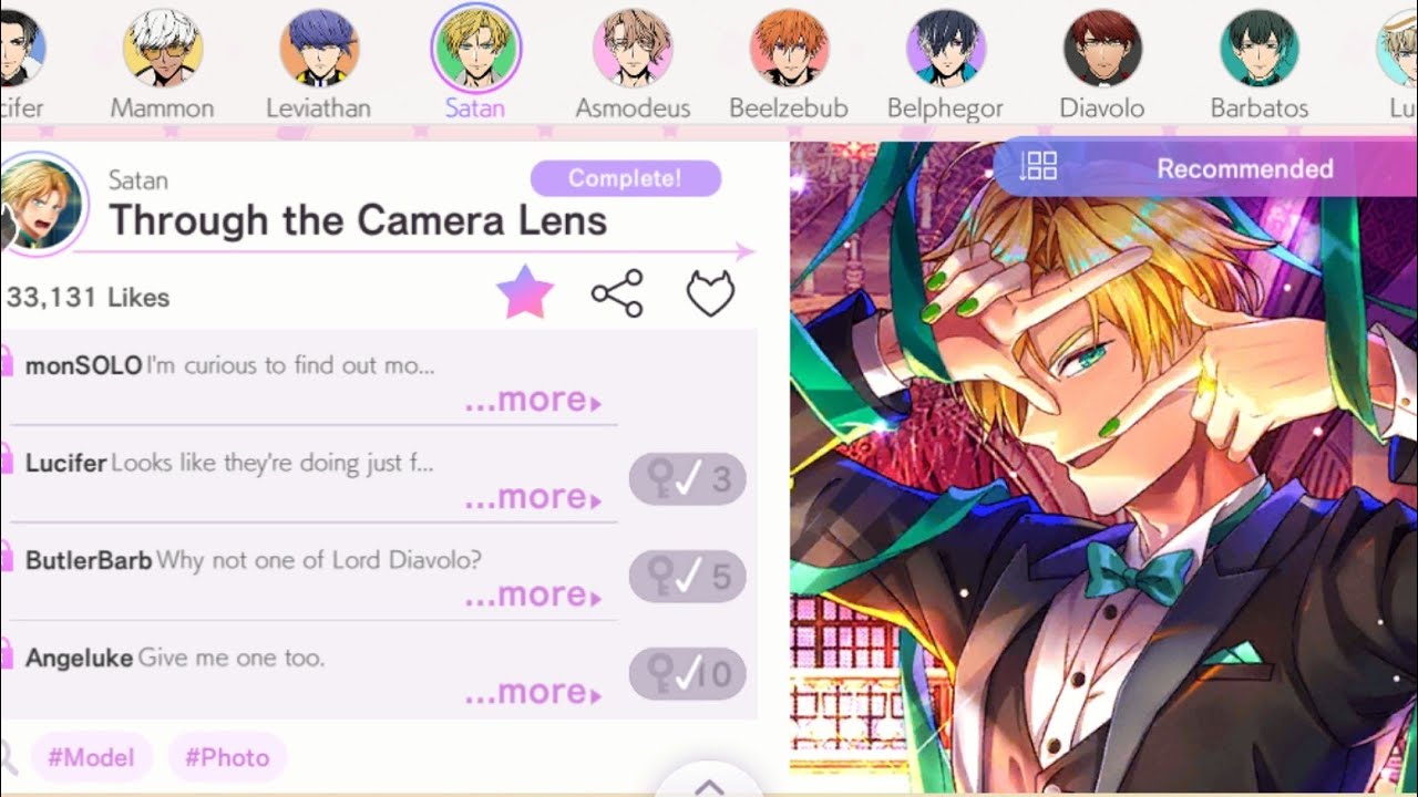 [Obey Me!] Modeling for Satan