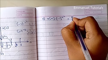 Solved Examples Periodic and aperiodic signals | nonperiodic signals | Emmanuel Tutorials