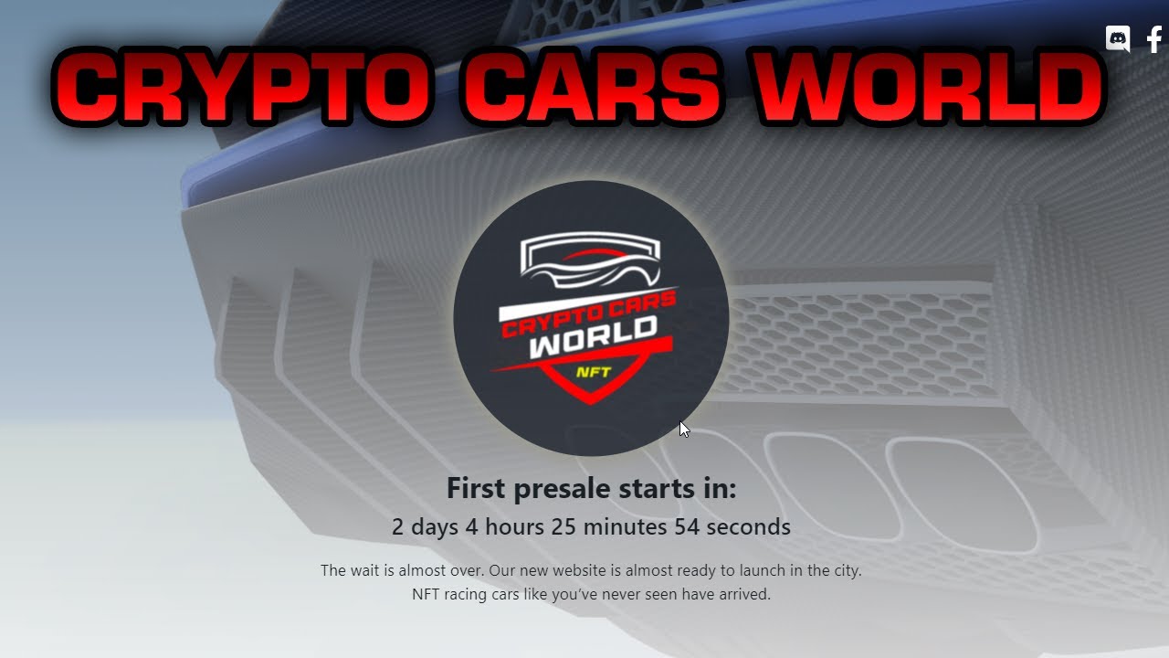 CRYPTO CARS WORLD. PREVENTA EMPIEZA EL 31 DE AGOSTO. YOU YOU YOU! - YouTube